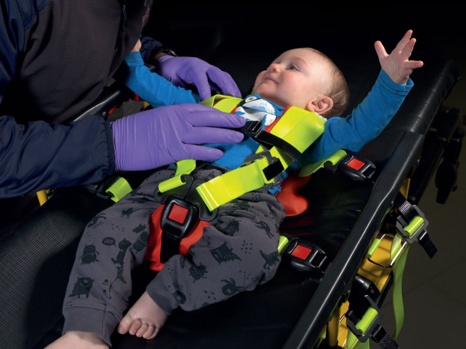 Emergency Child Restraint In Use